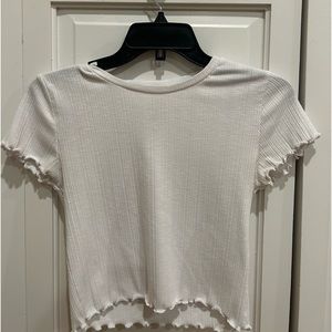 White GARAGE CLOTHING tshirt
